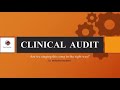 Clinical Audit (how to write a medical audit) 2020