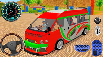 New Van Minibus Driving Games - Minibus Simulator 3D - Bus Game  Video Android Gameplay