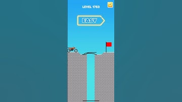 Draw bridge puzzle game level 1753  #gaming #drawing #Shorts