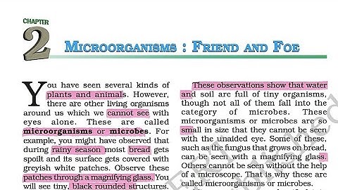 #microorganism #class8  Microorganisms (Part-1) /NCERT Class 8 Chapter - 2/Science olympiad/NTSE