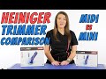 Heiniger Trimmer Comparison - Midi Style vs Mini Style | Dog Groomer