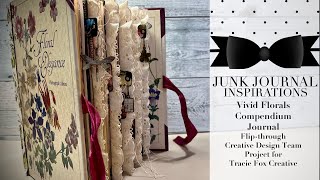 8000 Subscribers GIVEAWAY | CDTP @TracieFoxCreative Vivid Florals Compendium MK7 Journal |ad feature