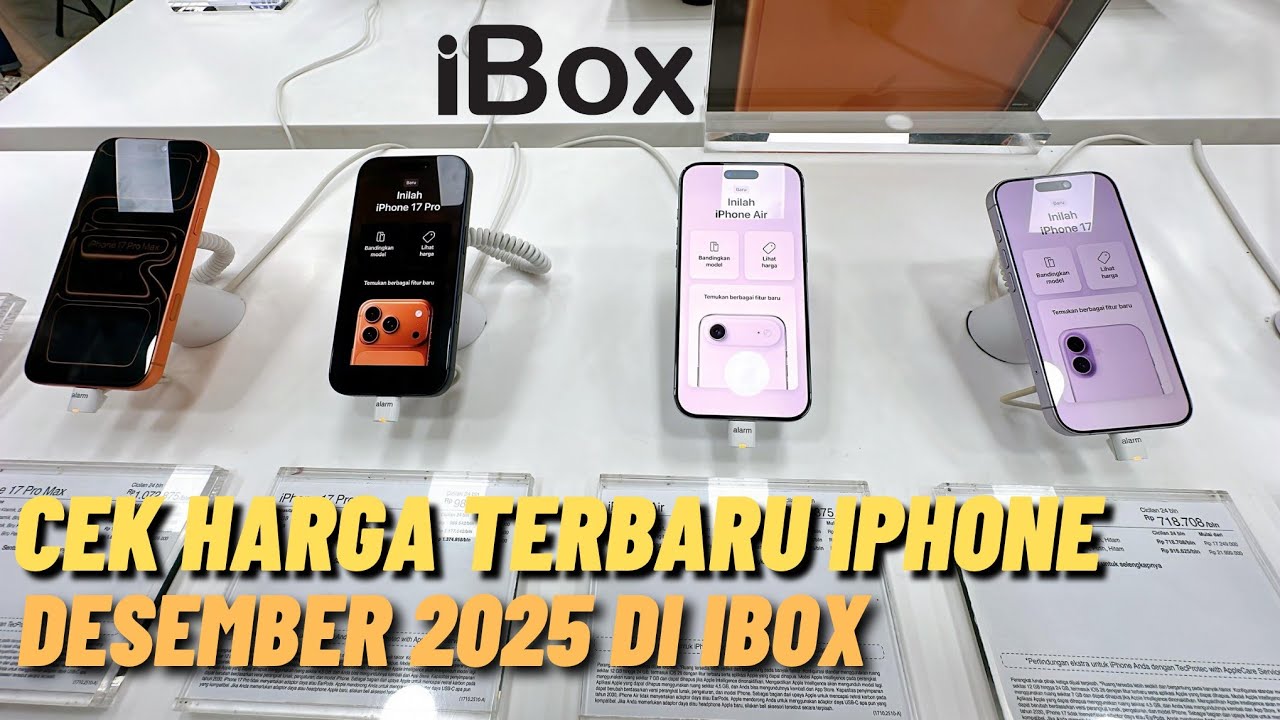 CEK HARGA TERBARU IPHONE DI IBOX DESEMBER 2025