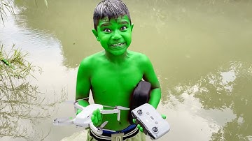 Superhero | HULK Smash with drone