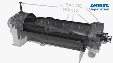 ANDRITZ SEPARATION - F-type decanter centrifuge (CIP) for efficient separation in the dairy industry