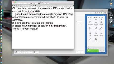 Bangla Software Testing | How to install Selenium IDE from previous version.