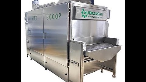 Pistachio Roasting Machine | Industrial Automatic Continuous Nut Roaster | Nut 2500P
