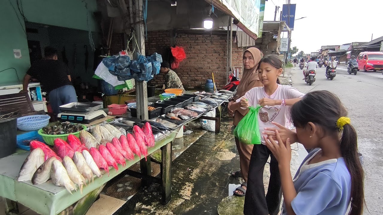 jalan jalan sore sambil beli ikan