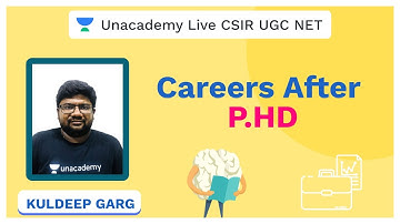 Career After P.hD | CSIR UGC NET | Kuldeep | Unacademy Live