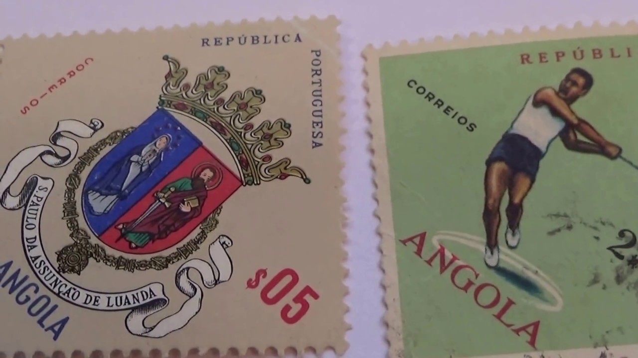 Interesting Old/Rare Angola Postage Stamps YouTube