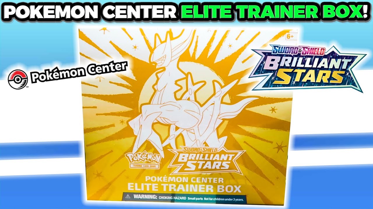 Brilliant Stars Pokemon Center Elite Trainer Box Opening! Brilliant Stars Pokemon Center Elite Trainer Box Opening!