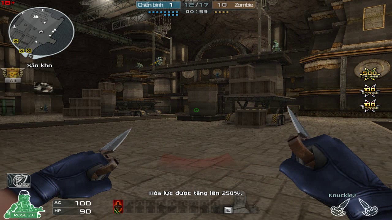 CF - Trụ làm Acrh Devil Hunter - Sét Xanh Trắng chơi lầy