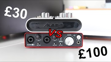 Why waste money on the Focusrite Scarlett 2i2? (vs Alesis iO2)