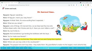 Tiếng Anh 8 Tập 1   Unit 2 LIFE IN THE COUNTRYSIDE   GETTING STARTED   1 Listen and read