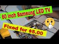Samsung UN60J620DAFXZA deat set, power supply board repair