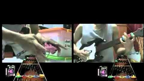 Guitar Hero III - Cliffs Of Dover (Eric Johnson) - Expert (Guitar Controller Vs. PS2 Controller)