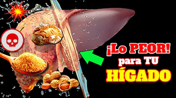 ¿Qué 3 alimentos dañan el hígado?