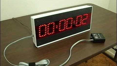 Large Production Timer | Count Up & Down LED Process Timer