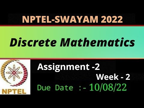 nptel discrete mathematics assignment solutions 2022 week 2