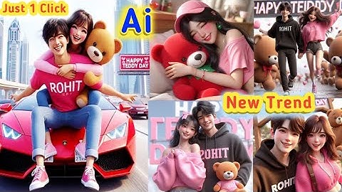 How to create 3d ai happy teddy day image | Teddy day ai photo generator | bing image creator