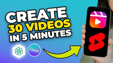 Create 30 Engaging Instagram Reels and YouTube Shorts in Under 5 Minutes with ChatGPT and Canva!