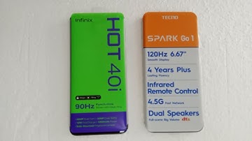 Tecno spark Go 1 vs infinix Hot 40i: Speed test