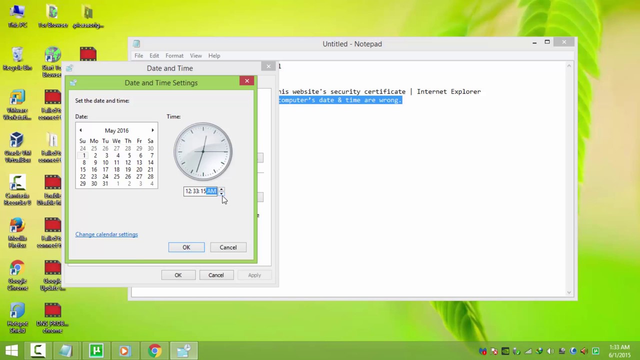 How to fix “There is a problem with this website’s security certificate ...