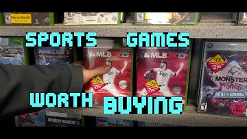 Video Game Thrift Store Finds! HIDDEN GEMS! Sports Games Worth Buying!?
