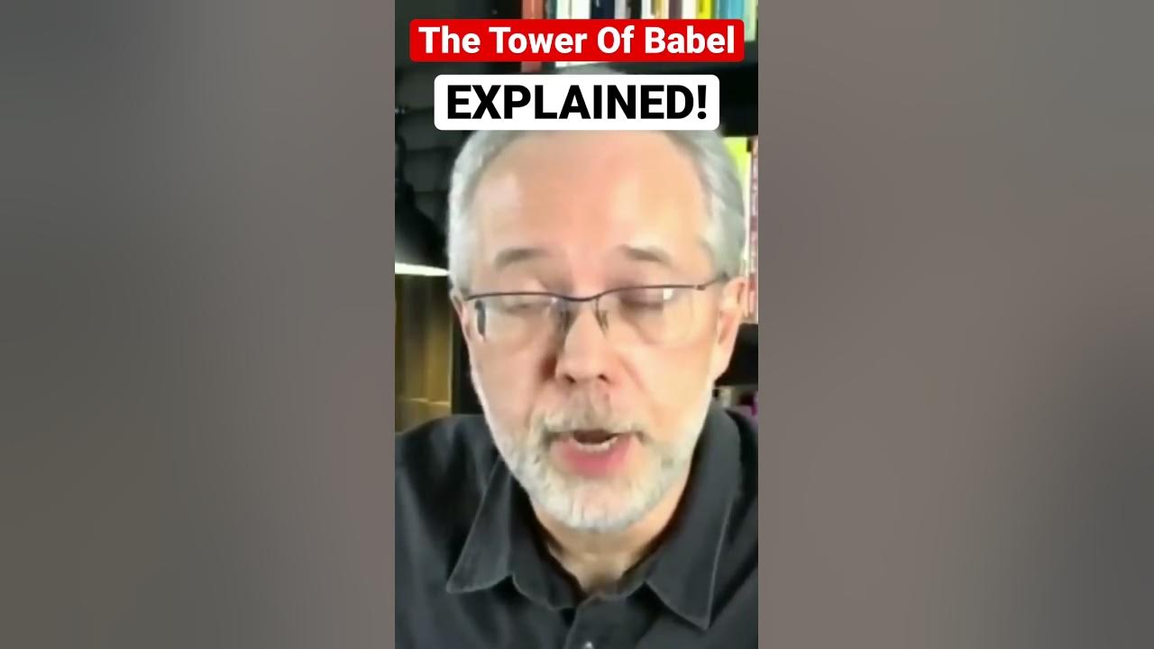 Dr. Michael Heiser explains to the tower of Babel.  Dr. Michael Heiser explains to the tower of Babel. 