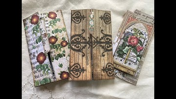 Junk Journal making secret window ephemera for Medieval Mirage Part 7