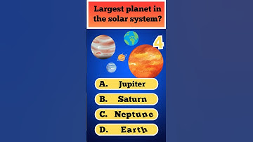 Largest planet in the solar system? 🌌 🚀 #quiz