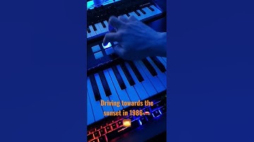 making synthwave, soundtrack of the 80s #synthwave #retrowave #80s