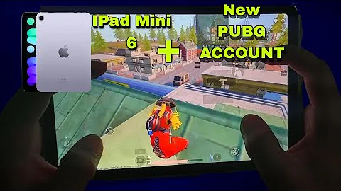 OMG🙀I play with iPad Mini 6 2022 + New Pubg account + 4 Finger / Pubg mobile / StarLink Gamer
