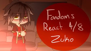 Fandoms React || Zuko || Part 4/8 || Ships : ❤️Zukka/Zuko x Sokka💙 ||