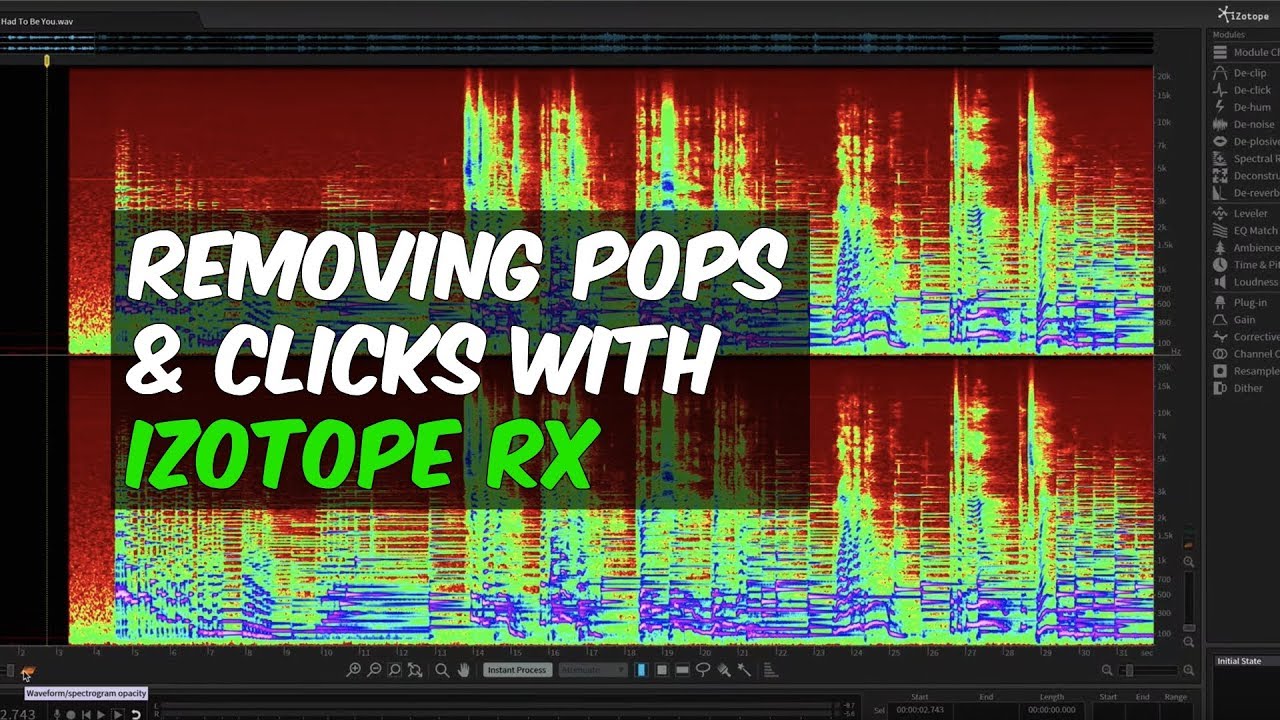 Izotope Rx Click Removal Izotope Rx Click Removal