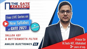Operational Amplifier | Sallen Key Filter | Butterworth Filter | Analog Electronics GATE 2021
