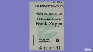 Frank Zappa - Big Swifty, Falkoner Teatret, Copenhagen, Denmark, April 25, 1988
