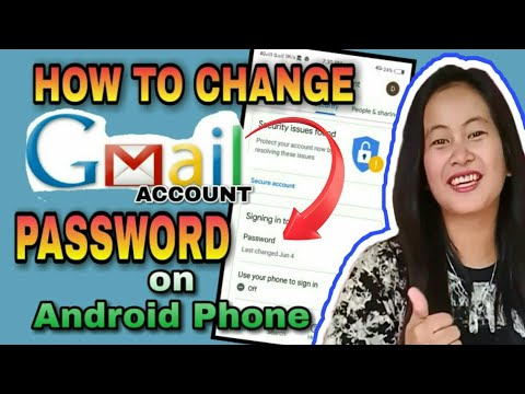 Video: Paano Baguhin Ang Iyong Password Sa Gmail