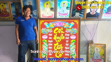TRANH CỬU HUYỀN THẤT TỔ  ĐẸP, GIÁ RẺ CHẤT LƯỢNG TẠI AN GIANG | TRANH THỜ THÀNH TÍN: 0902.603.113