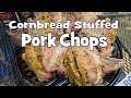 Cornbread Stuffed Grilled Pork Chops | Recipe | BBQ Pit Boys