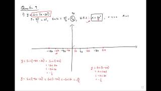 Trig Tutorial Sheet 7 Q9,10 and 11