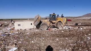 Cat 836K Vs Mobile Home