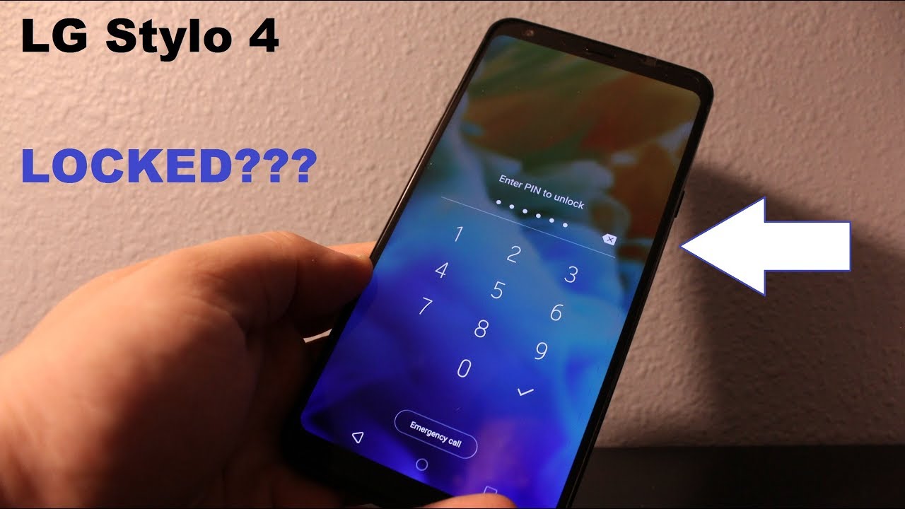 LG Stylo 4 / stylo 5 How to  by pass screen lock, pin , password , pattern... HARD RESET - YouTube