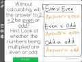 Multiplication of Even and Odd Numbers