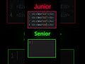 Junior Dev 🐌 vs Senior Dev 🚀 (HTML Trick!) #shorts