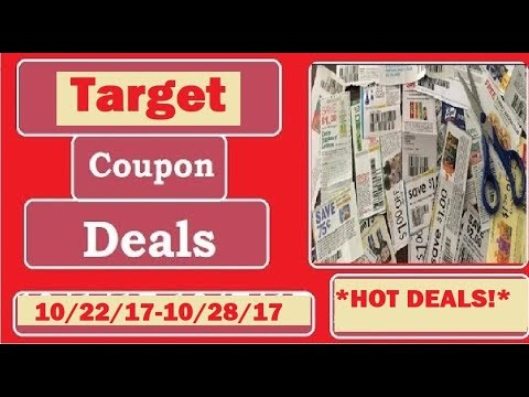 Target Coupon Deals- 10/22/17-10/28/17- So MANY *HOT* Deals!