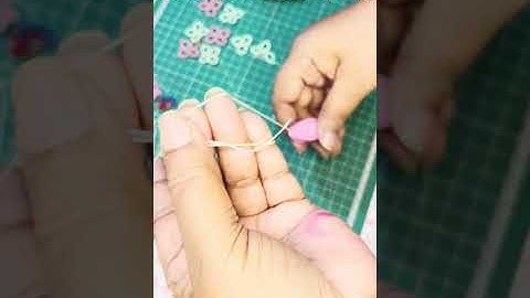 Easy shuttle tatting motif/flower making