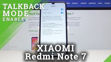 Activating TalkBack in Xiaomi Redmi Note 7 – Turning On / Off TalkBack