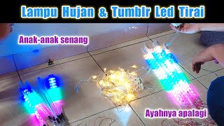 Installing Tumblr Lights U0026 Led Rain Curtain Lights Is Very Easy