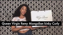 Reviewing Queen Virgin Remy Mongolian Kinky Curly